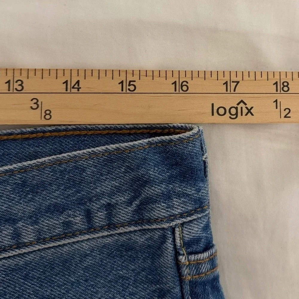 Levis 501 Original Fit Jeans Men 31x30 Blue Distressed Straight Leg Button Fly
